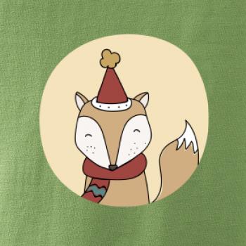 Vánoční liška v kolečku