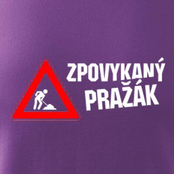 Zpovykaný Pražák - práce na silnici