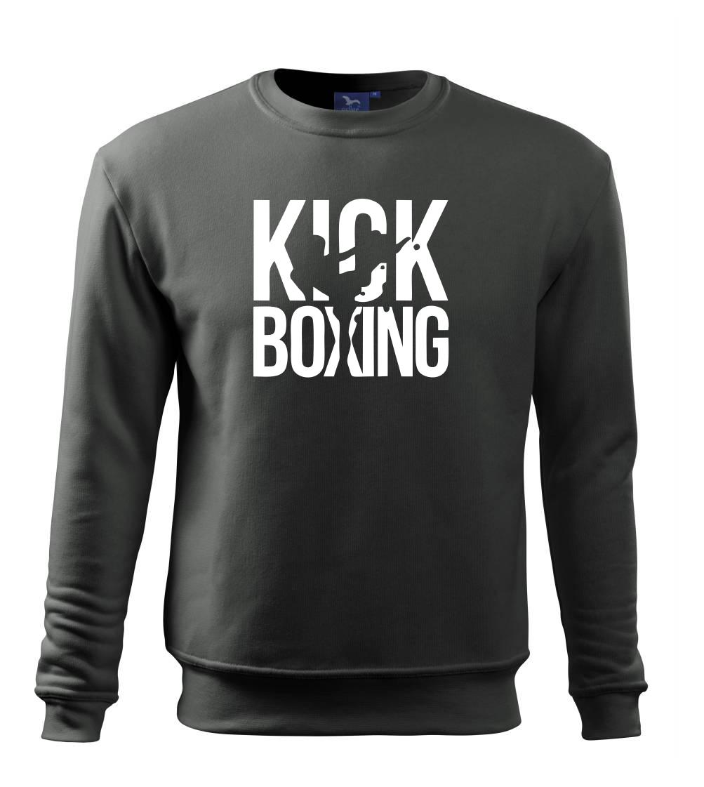 Nápis Kick Boxing - Mikina Essential dětská