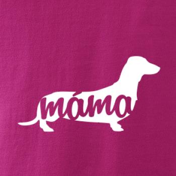 Jezevčík krátkosrstý máma obrys