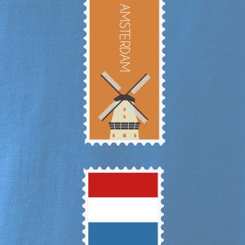 Amsterdam známka barevná