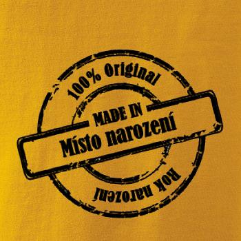 Etiketa - Original - město a rok narození