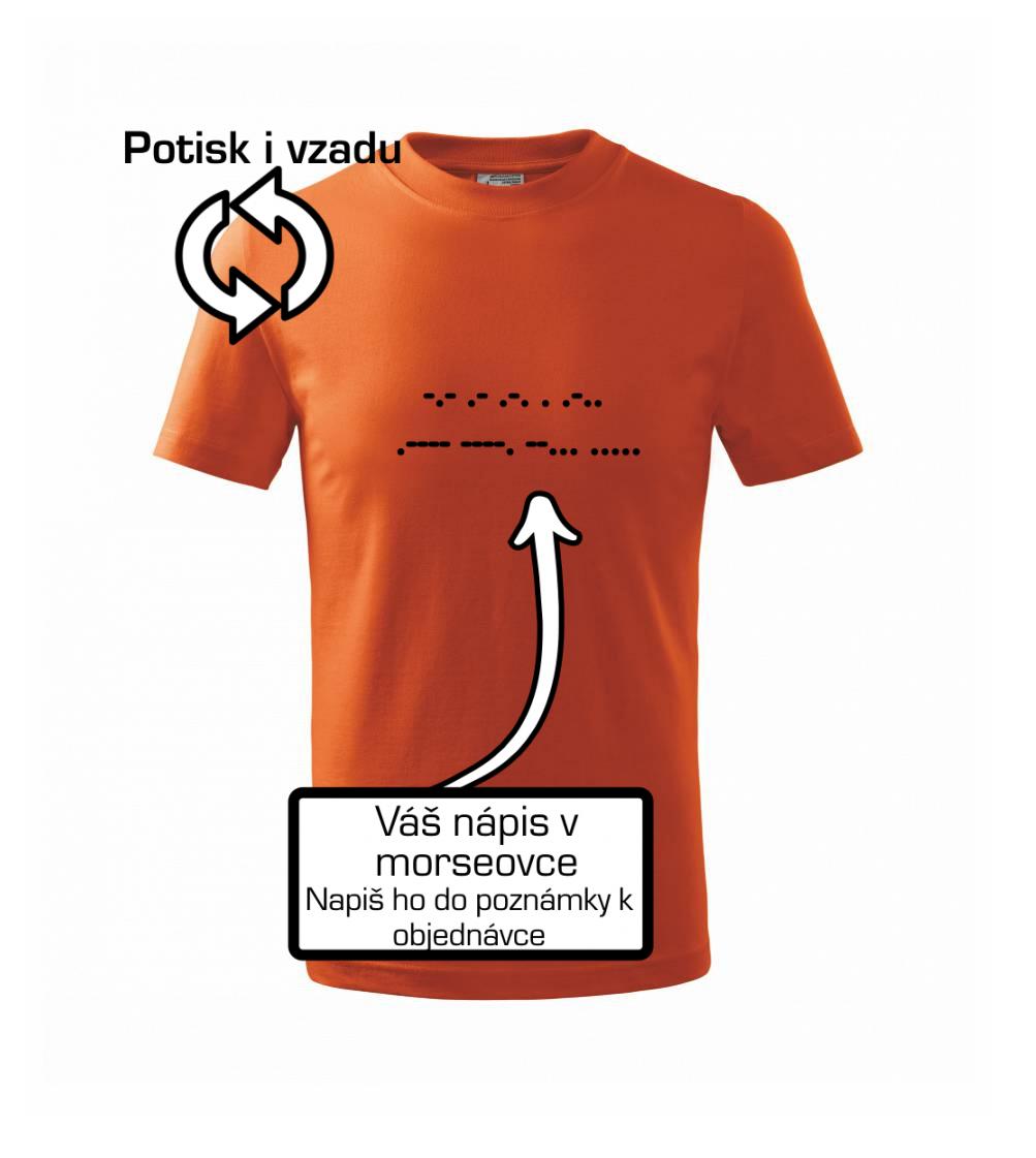Morseovka - váš nápis