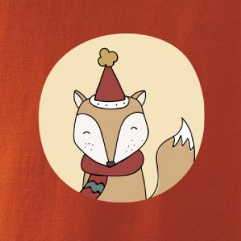 Vánoční liška v kolečku