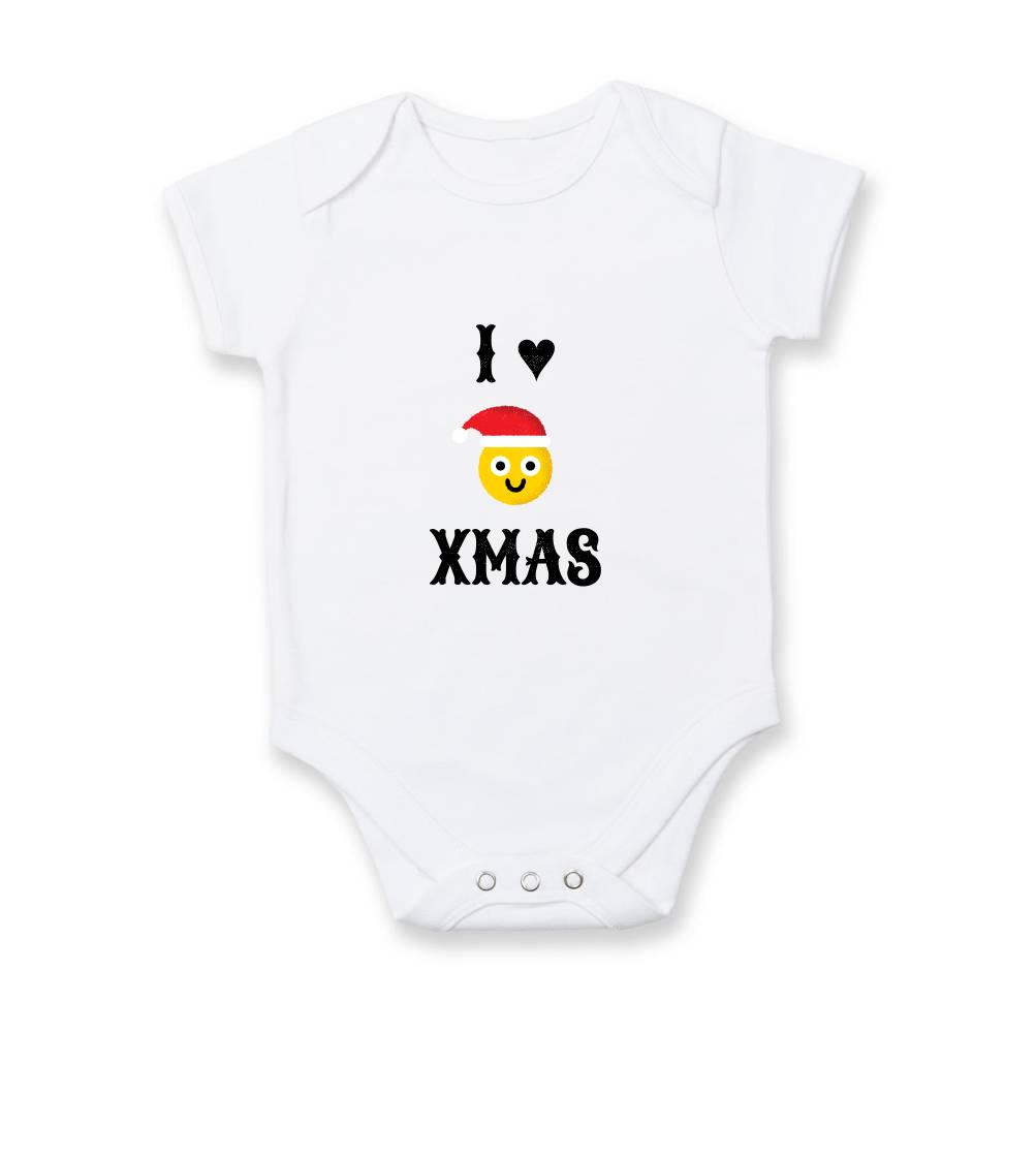 i love xmas smajlik - Body kojenecké