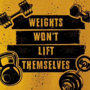 Weights wont lift themselfs