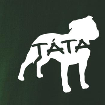 Stafordširský bullteriér táta obrys