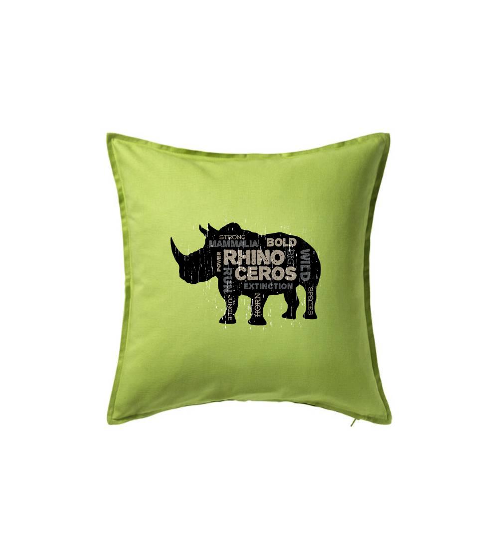 Rhino power - Polštář 50x50