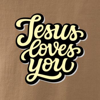 Jesus loves you - psací písmo