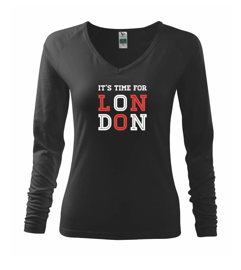 Its time for LONDON - Triko dámské Elegance