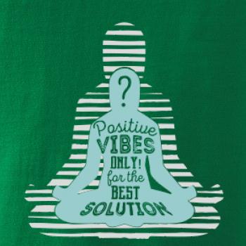 Joga - think positive šedá