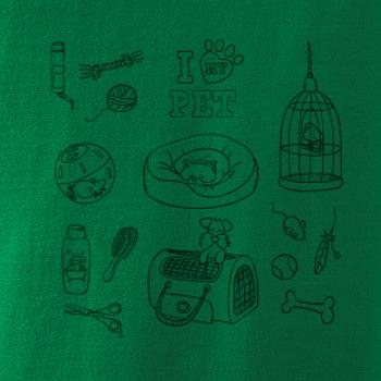 I love my pet - kreslený obrázek
