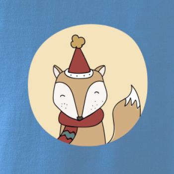 Vánoční liška v kolečku