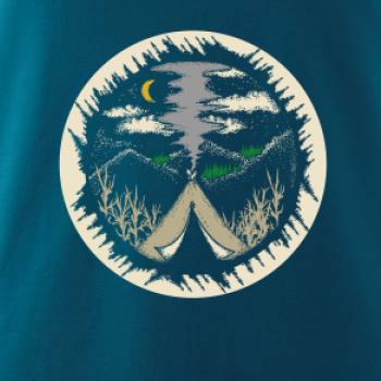 Indiánské teepee v kruhu