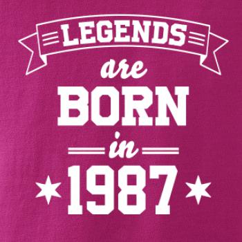 Legends are born in 1987