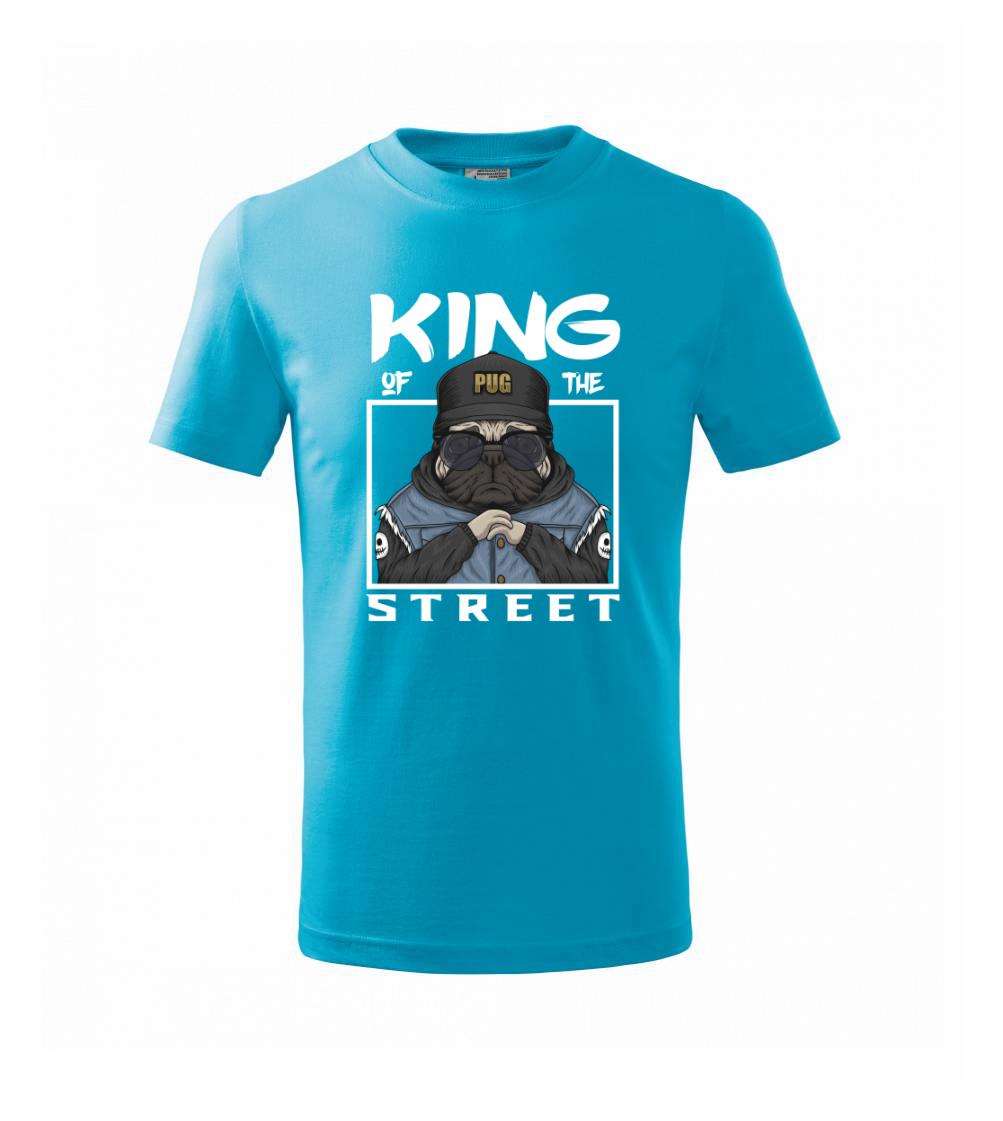 Mops king of street - Triko dětské basic