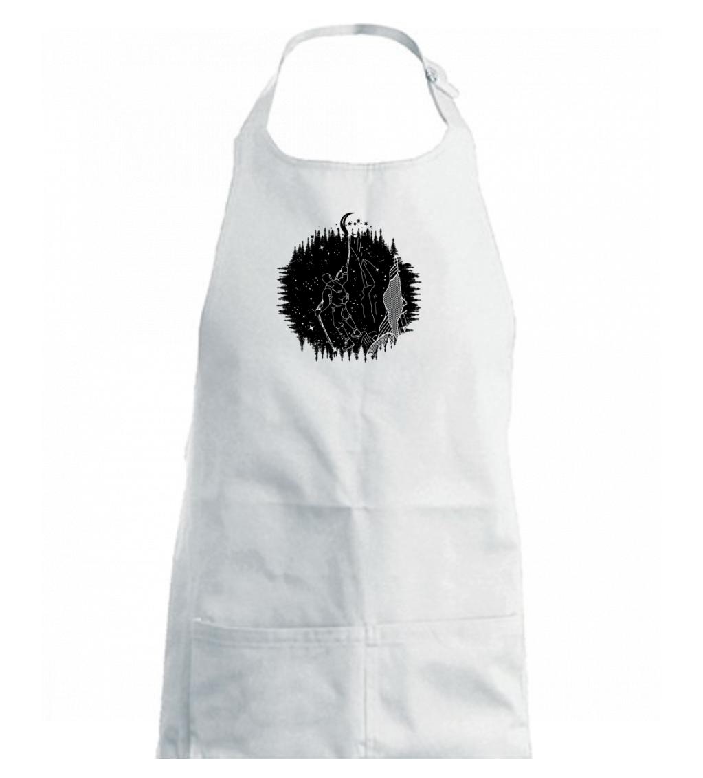 Turista v noční krajině