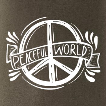 Peaceful world logo