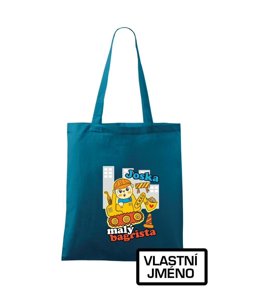 Malý bagrista - vlastní jméno - Taška malá