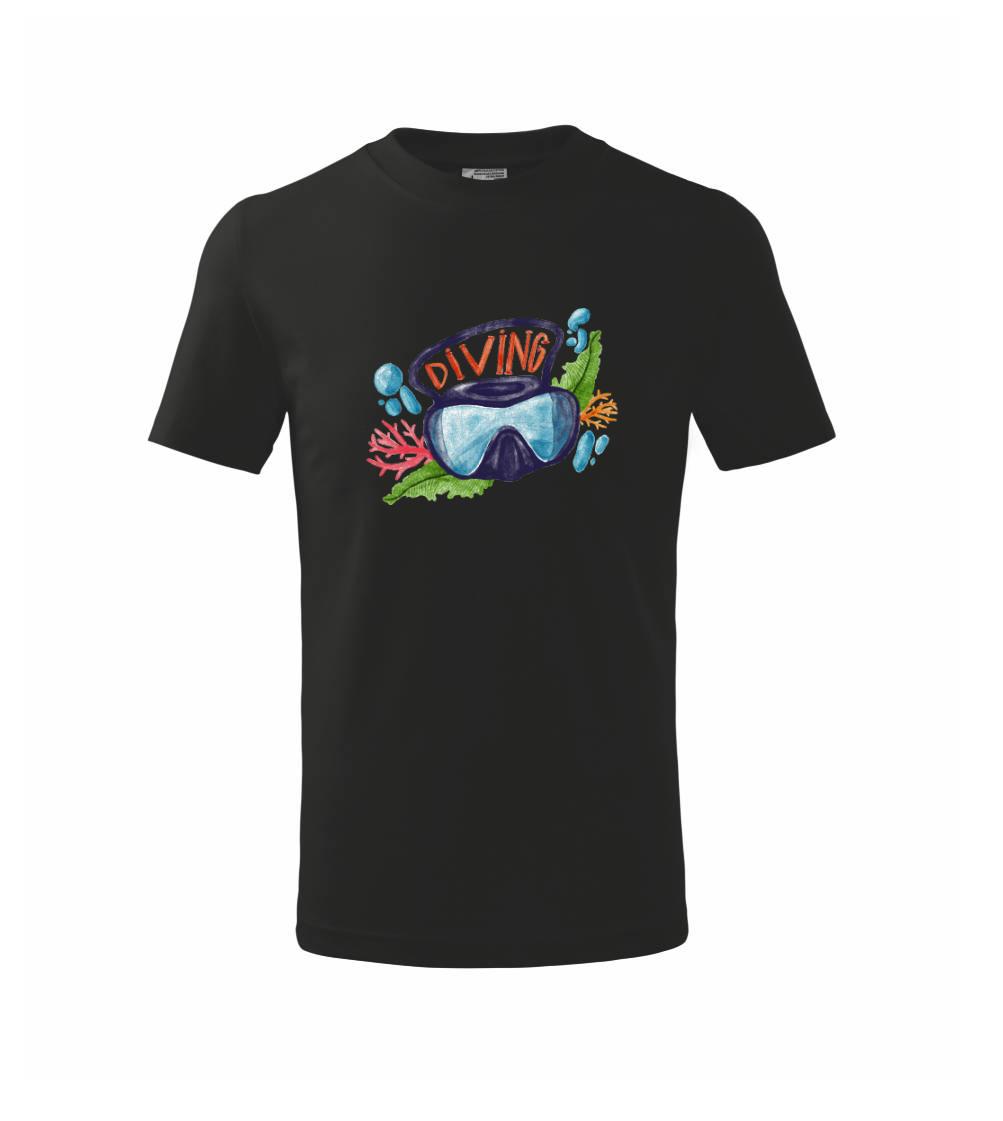 Diving obrázek kreslený