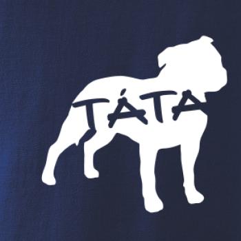 Stafordširský bullteriér táta obrys