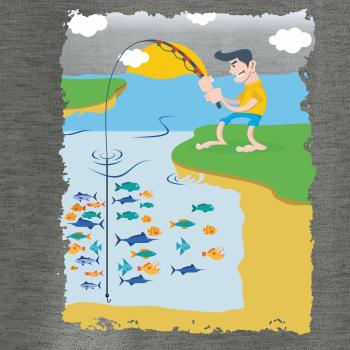 Rybář který má smůlu barevný