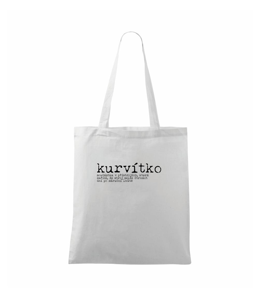Čeština 2.0 - kurvítko - Taška malá