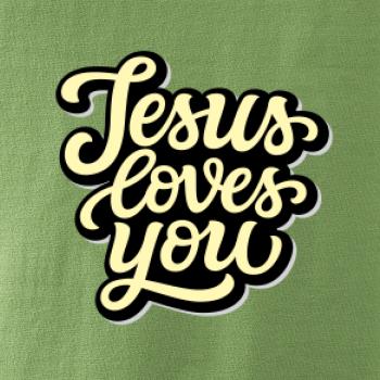 Jesus loves you - psací písmo