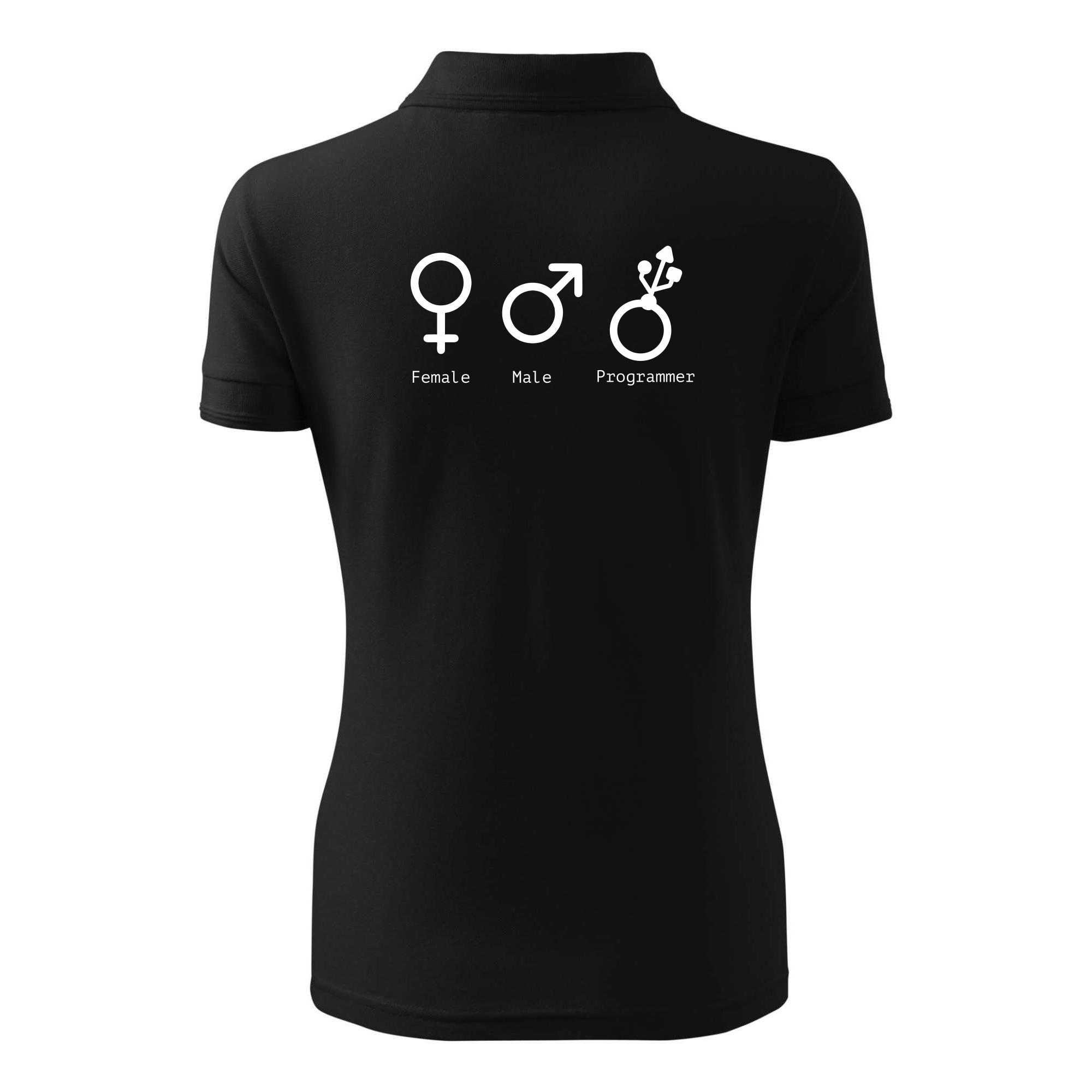 Female male programmer - Polokošile dámská Pique Polo