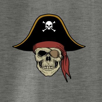 Pirátská lebka s kloboukem