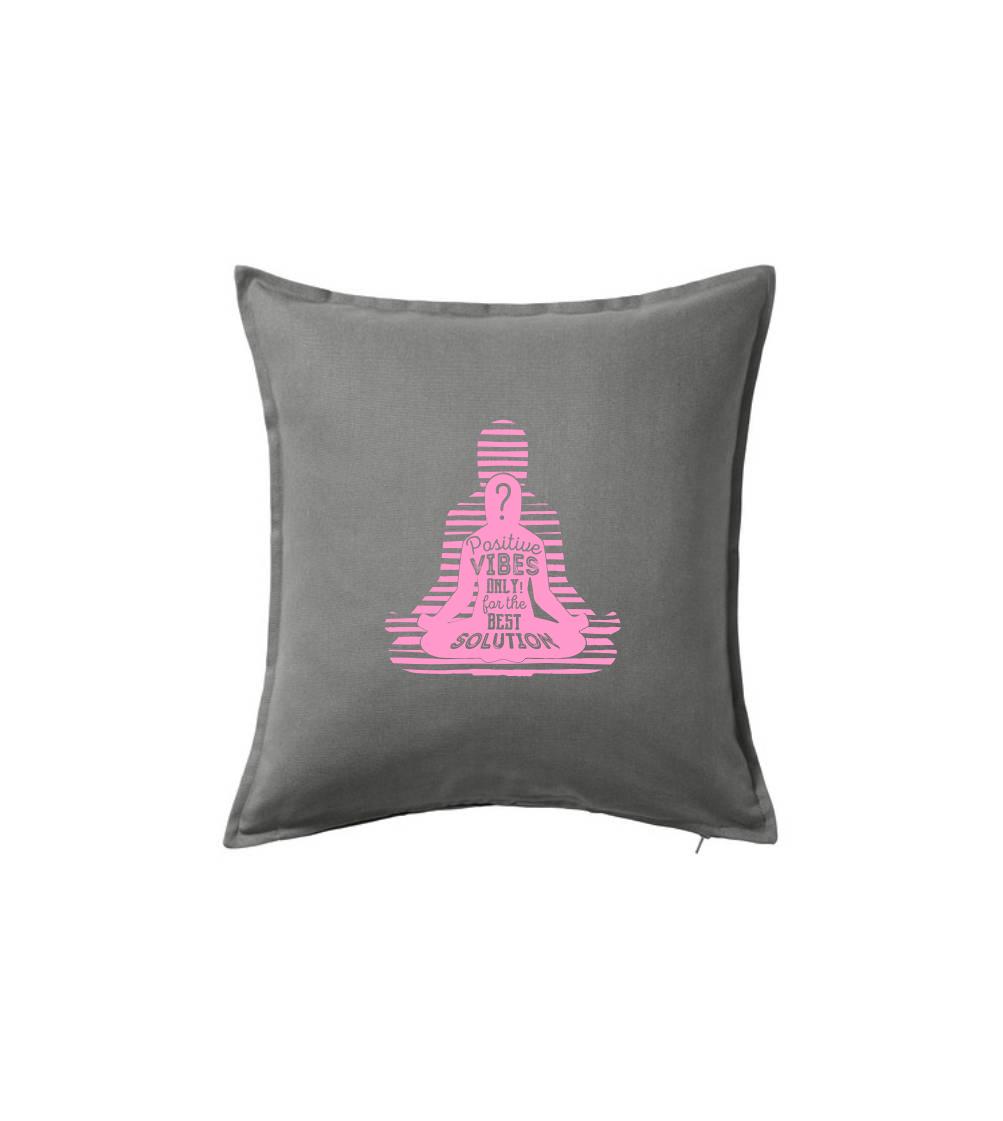 Joga - positive vibes only růžová