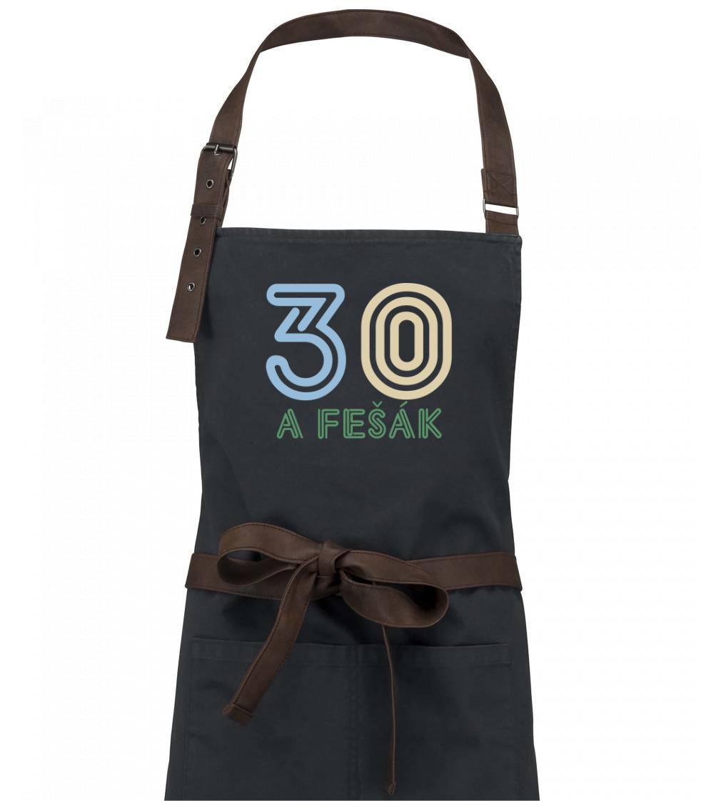 30 a fešák - Zástěra Vintage