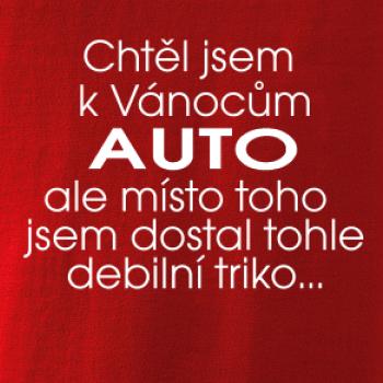 Chtěl jsem k Vánocům auto