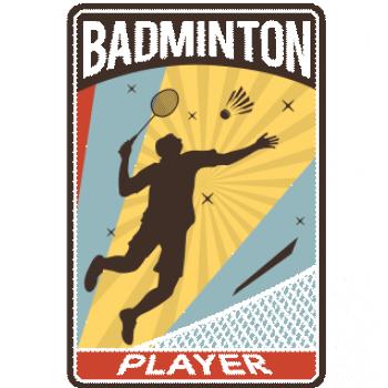 Badminton - hráč Badminton - hráč