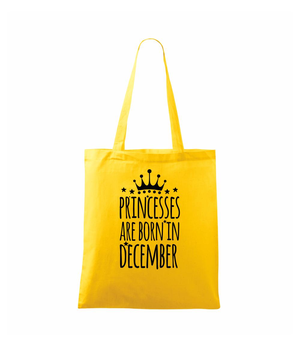 Princesses are born in December