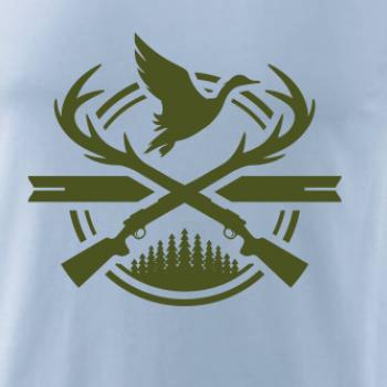 Lovec a kachny - zelený