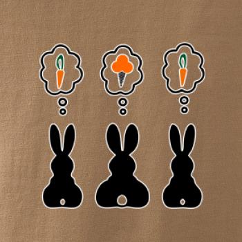 Králici přemýšlí, co by sežrali