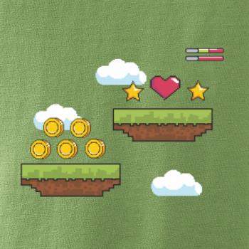 Gamer - stará hra - mince a mraky