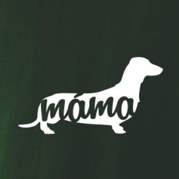 Jezevčík krátkosrstý máma obrys