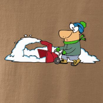 Frézování sněhu kreslené