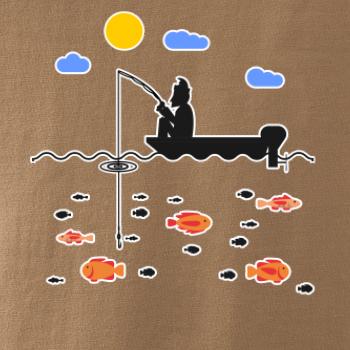 Rybář který má smůlu na loďce