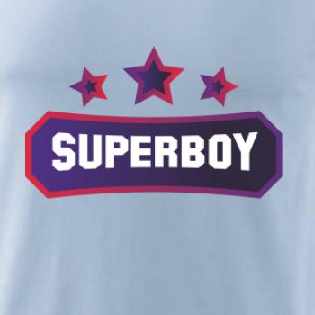 Superboy - nápis barevný