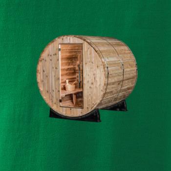 Venkovní sauna z boku