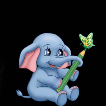 Slon s pastelkou (Hana-creative)