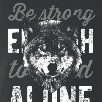 Wolf alone