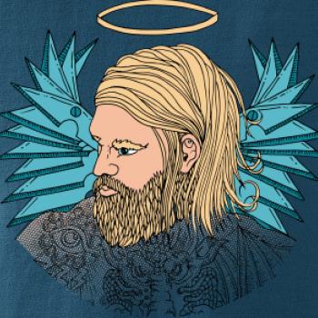 Anděl malovaný - muž (Pecka design)