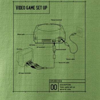 Nákres TV video hra kulatá