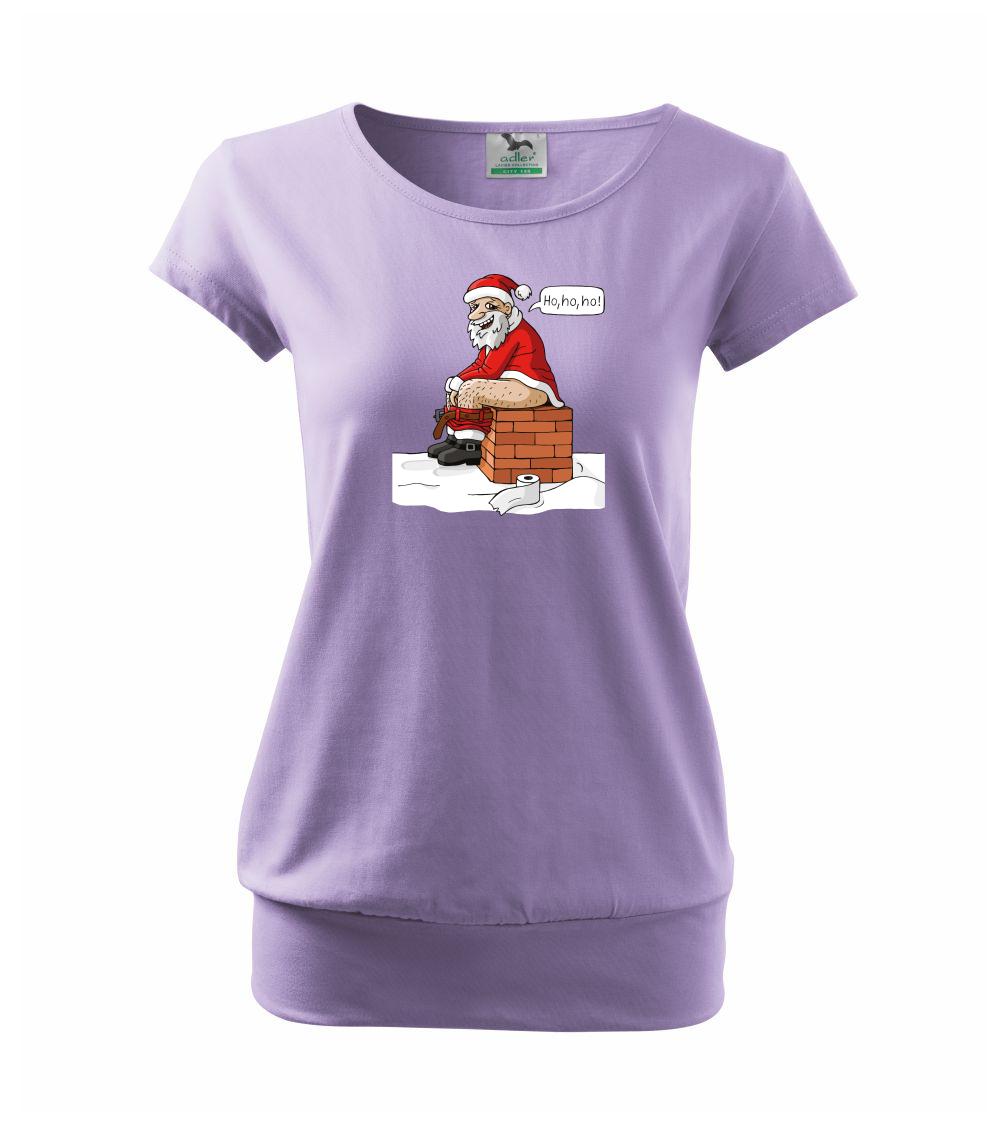 Santa na komíně (Hana-creative) - Volné triko city