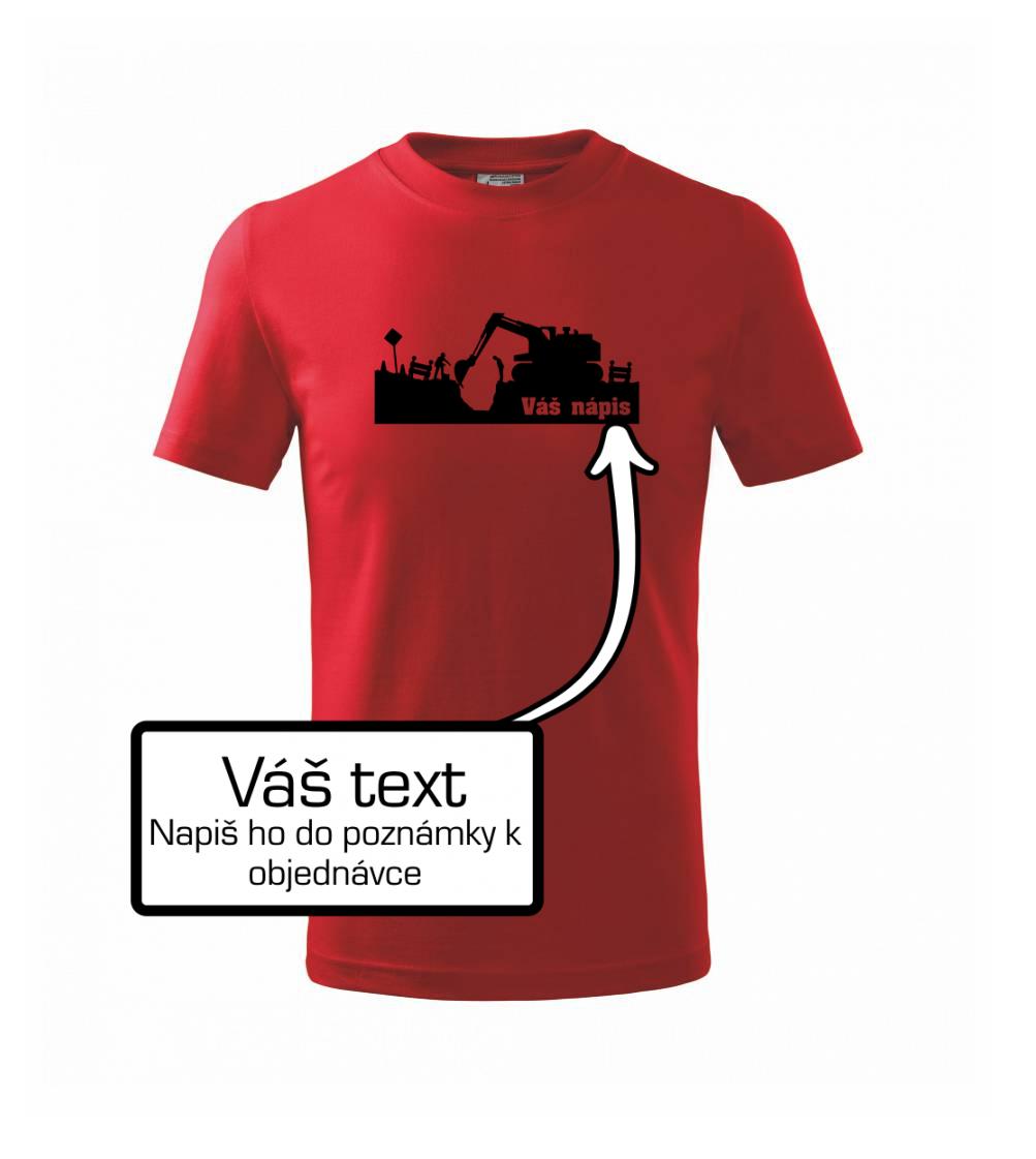 Zemní práce - silueta (váš text)