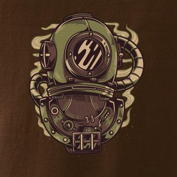 Starý potapěčský skafandr